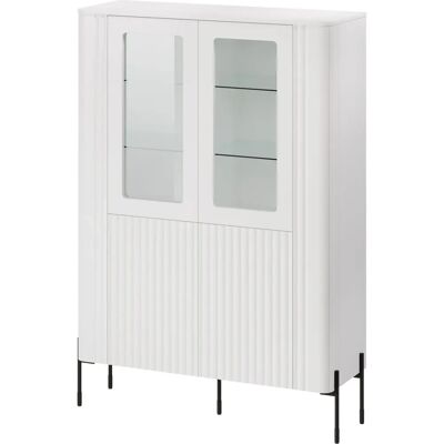 Cama Meble - Vera - 110x40x160 - Matowy biały - Witryna Cama Meble - Vera - 110x40x160 - Matowy biały - Witryna