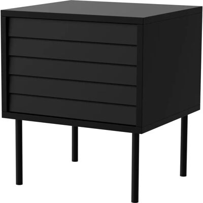 Szafka nocna Cortina - 45x40x51cm Czarna Szafka nocna Cortina - 45x40x51cm Czarna