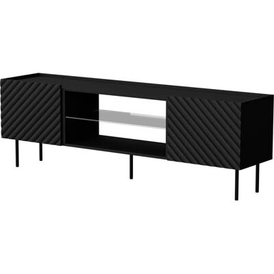 Cama Meble Lucca TV-Schrank - Schwarz Cama Meble Lucca TV-Schrank - Schwarz