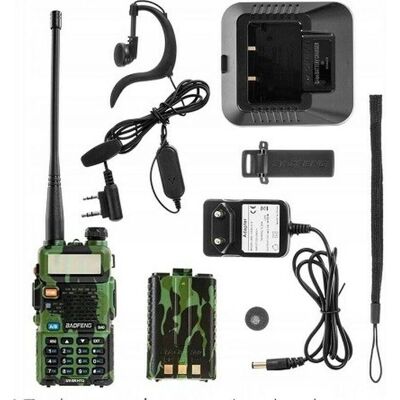 Baofeng UV-5R Camouflage Walkie Talkie Radio - Communication Device Baofeng UV-5R Camouflage Walkie Talkie Radio - Communication Device