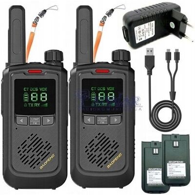 Baofeng Walkie-Talkie BF-T17 - 16 kanałów, 10 km, Zielony Baofeng Walkie-Talkie BF-T17 - 16 kanałów, 10 km, Zielony