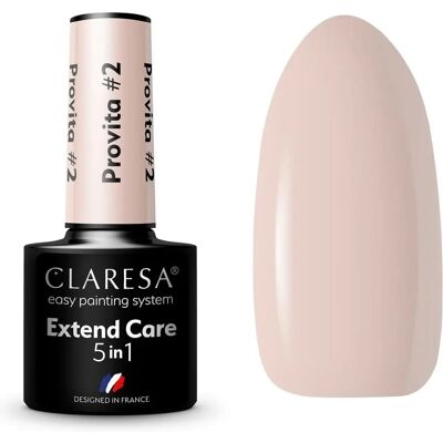 Claresa Extend Care 5 in 1 Provita Nail Polish - Nail Polish Claresa Extend Care 5 in 1 Provita Nail Polish - Nail Polish