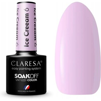Claresa Long-lasting Ice Cream Gel Nail Polish - UV/LED - 6.5g Claresa Long-lasting Ice Cream Gel Nail Polish - UV/LED - 6.5g