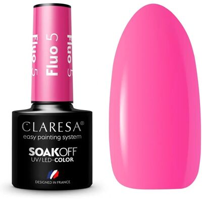 Claresa Fuchsia UV/LED Fluo Gel Nail Polish - Nail Type Claresa Fuchsia UV/LED Fluo Gel Nail Polish - Nail Type