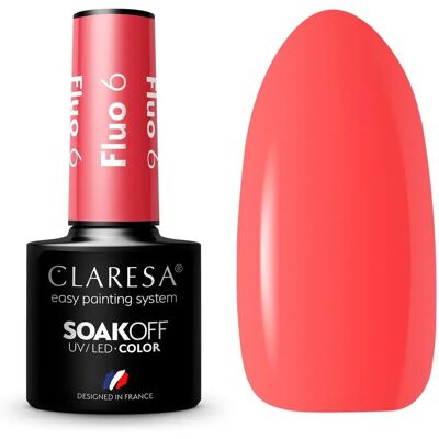 Smalto gel UV/LED Fluo Claresa - 6,5g Smalto gel UV/LED Fluo Claresa - 6,5g