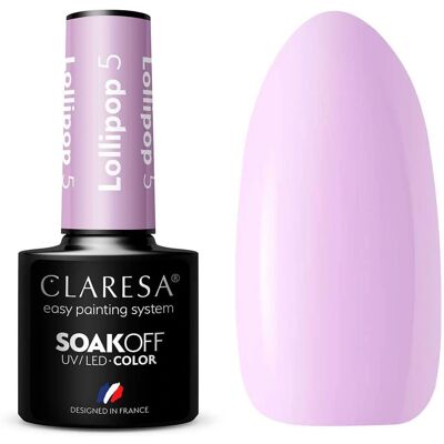 Claresa Brand Lollipop Gel Nail Polish - Purple - 5g Claresa Brand Lollipop Gel Nail Polish - Purple - 5g