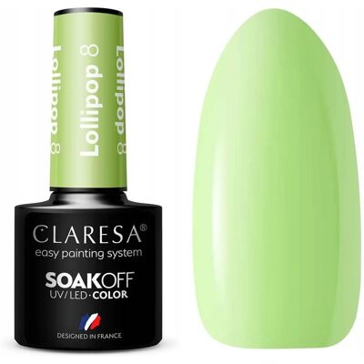 Smalto gel UV/LED Lollipop Claresa - 8,5 g Smalto gel UV/LED Lollipop Claresa - 8,5 g