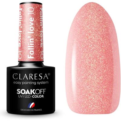 Claresa Fallin' Love 10 Roségold Glitter Gellack - Nagellack Claresa Fallin' Love 10 Roségold Glitter Gellack - Nagellack