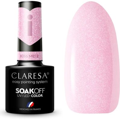 Claresa Kiss Me Gel Nail Polish - Long-lasting, High Gloss, Easy to Apply Claresa Kiss Me Gel Nail Polish - Long-lasting, High Gloss, Easy to Apply