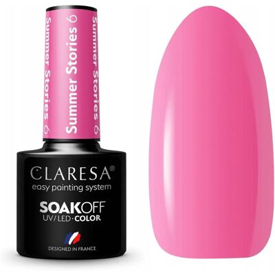 Claresa SoakOff UV/LED Color Summer Stories - Smalto per Unghie Claresa SoakOff UV/LED Color Summer Stories - Smalto per Unghie