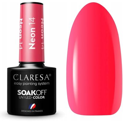 Claresa Neon Gel Nail Polish - UV/LED Color 14g Claresa Neon Gel Nail Polish - UV/LED Color 14g