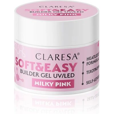 Claresa Milky Pink Builder Gel - Nail Type: Gel Base Coat - 12g Claresa Milky Pink Builder Gel - Nail Type: Gel Base Coat - 12g