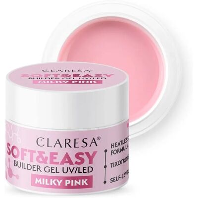 Claresa Milky Pink Builder Gel - Builder Gel for Nails Claresa Milky Pink Builder Gel - Builder Gel for Nails