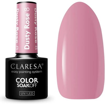 Claresa Dusty Rose UV/LED Gel Nail Polish - Nail Type Claresa Dusty Rose UV/LED Gel Nail Polish - Nail Type