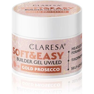 Claresa Soft & Easy Builder Gel - Naturalny, Różowy, Szampan - Gel budulcowy do paznokci Claresa Soft & Easy Builder Gel - Naturalny, Różowy, Szampan - Gel budulcowy do paznokci