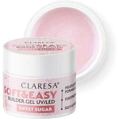 ACTIVESHOP Claresa Gel Budowlany Soft&Easy - 90g Wielokolorowy ACTIVESHOP Claresa Gel Budowlany Soft&Easy - 90g Wielokolorowy