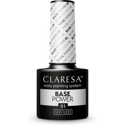 Claresa UV/LED Base Power Cures Gel Nails - Base Coat Claresa UV/LED Base Power Cures Gel Nails - Base Coat