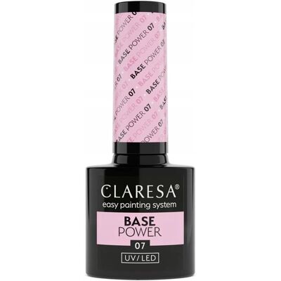 Claresa UV/LED Base Power Base Coat Gel - 07 - Long-lasting Claresa UV/LED Base Power Base Coat Gel - 07 - Long-lasting