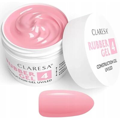 Claresa Rubber Gel Construction Gel UV/LED - Long-lasting, High Gloss Claresa Rubber Gel Construction Gel UV/LED - Long-lasting, High Gloss