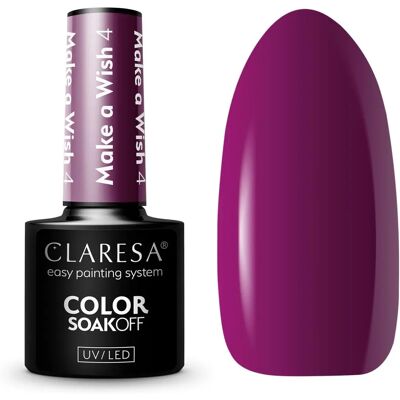 Claresa Make a Wish Gel Nagellack - Langanhaltig, Hochglanz 4,5g Claresa Make a Wish Gel Nagellack - Langanhaltig, Hochglanz 4,5g