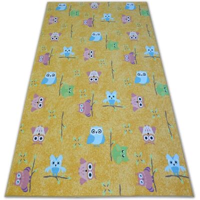 Dywany Łuszczów Owls Giallo 100x150cm - Tappeto Dywany Łuszczów Owls Giallo 100x150cm - Tappeto