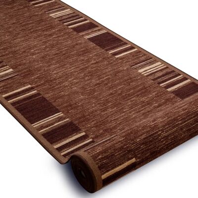 RUGSX - ADAGIO - Braun - 80x380 cm - Läufer-Teppich RUGSX - ADAGIO - Braun - 80x380 cm - Läufer-Teppich