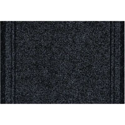 RugsX Doormat MALAGA - Anthracite - 80x390 cm RugsX Doormat MALAGA - Anthracite - 80x390 cm