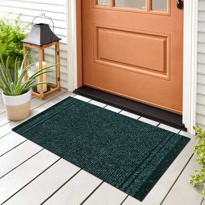 Tappeto d'ingresso Malaga Verde - 66x160 cm - Resistente alle intemperie & Antiscivolo Tappeto d'ingresso Malaga Verde - 66x160 cm - Resistente alle intemperie & Antiscivolo