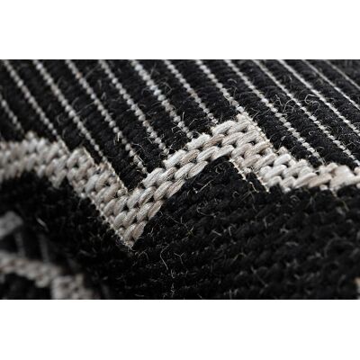 Χαλί σε σιζάλ FloorLUX - Μαύρο / Ασημί - 240x330 cm Χαλί σε σιζάλ FloorLUX - Μαύρο / Ασημί - 240x330 cm