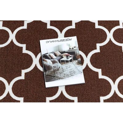 Dywany Łuszczów Brown Runner - Anti-slip Polyamide Rug Dywany Łuszczów Brown Runner - Anti-slip Polyamide Rug