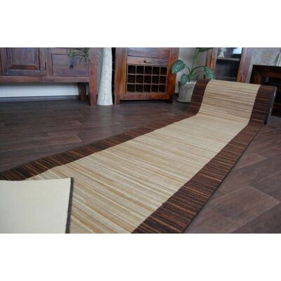RugsX Alfombra antideslizante marrón 110x910 cm RugsX Alfombra antideslizante marrón 110x910 cm