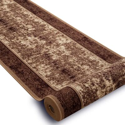 RugsX Beige 80x500cm Anti-slip Runner - Carpet for Hallway & Kitchen RugsX Beige 80x500cm Anti-slip Runner - Carpet for Hallway & Kitchen