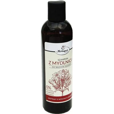 Herbapol 250ml Szampon do Włosów Suchych z Mydliną Herbapol 250ml Szampon do Włosów Suchych z Mydliną