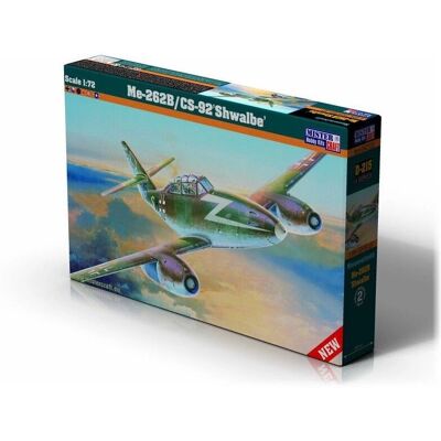 Kit de Modèle MisterCraft Me-262B/CS-92 Shwalbe - 1:72 Avion - Publicité Kit de Modèle MisterCraft Me-262B/CS-92 Shwalbe - 1:72 Avion - Publicité