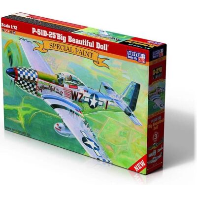 Kit Maquette MisterCraft P-51D-25 Grande Belle Poupée - 1:72 - Publicité Kit Maquette MisterCraft P-51D-25 Grande Belle Poupée - 1:72 - Publicité