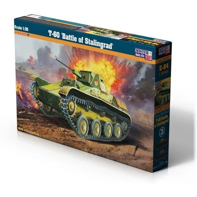 Kit Modèle T-60 Bataille de Stalingrad - 1:35 - Publicité Kit Modèle T-60 Bataille de Stalingrad - 1:35 - Publicité