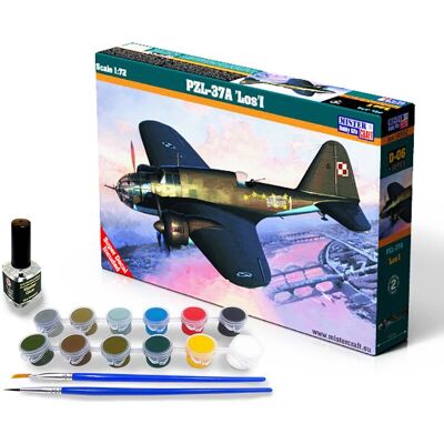 MisterCraft PZL P-37A Lot I SUPER SET - Échelle 1:72 - Kit maquette d'avion - Publicité MisterCraft PZL P-37A Lot I SUPER SET - Échelle 1:72 - Kit maquette d'avion - Publicité