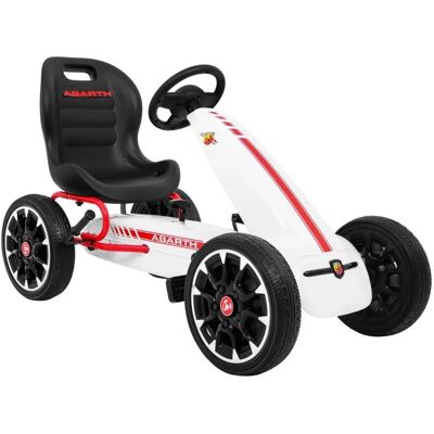 Gokart z napędem łańcuchowym Abarth - Koła EVA i sportowe siedzenie Gokart z napędem łańcuchowym Abarth - Koła EVA i sportowe siedzenie