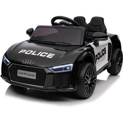 Audi - AUDI R8 Police - Czarny - Zdalnie sterowane auto Audi - AUDI R8 Police - Czarny - Zdalnie sterowane auto