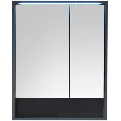 BALCULINA - Lucera - šedá matná - 60x75x20 - Zrcadlová skříň BALCULINA - Lucera - šedá matná - 60x75x20 - Zrcadlová skříň