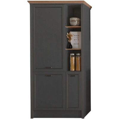Jasmin - Jasmin - Szürke/Világosbarna - Cabinet for Built-in Appliances Jasmin - Jasmin - Szürke/Világosbarna - Cabinet for Built-in Appliances