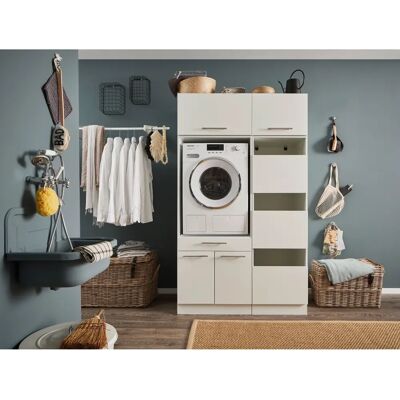 LAUNDREEZY - LDSK5 - Weiß - Schrankset LAUNDREEZY - LDSK5 - Weiß - Schrankset