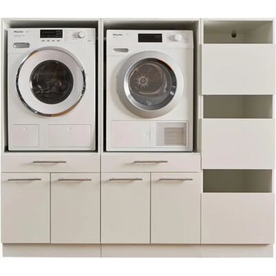 LAUNDREEZY LDSK10 Weiß Mehrzweckschrank-Set LAUNDREEZY LDSK10 Weiß Mehrzweckschrank-Set