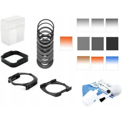 Zestaw filtrów Massa COKIN P 28in1 Rękojeści Adaptery Zestaw do czyszczenia obiektywu Zestaw filtrów Massa COKIN P 28in1 Rękojeści Adaptery Zestaw do czyszczenia obiektywu