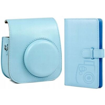Fujifilm Instax Mini 11 2-w-1 Etui i Album - Niebieski Fujifilm Instax Mini 11 2-w-1 Etui i Album - Niebieski