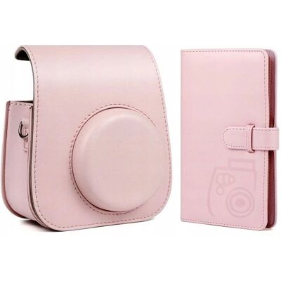 Fujifilm Instax Mini 11 Różowy 2w1 Etui & Album Fujifilm Instax Mini 11 Różowy 2w1 Etui & Album