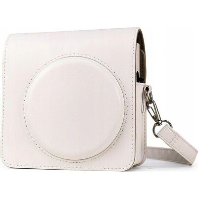 Loveinstant Eco-Leder Kameratasche für Fujifilm Instax Square SQ1 - Weiß Loveinstant Eco-Leder Kameratasche für Fujifilm Instax Square SQ1 - Weiß