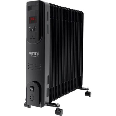 Radiador de aceite Camry con control remoto - 2500 W - Negro Radiador de aceite Camry con control remoto - 2500 W - Negro
