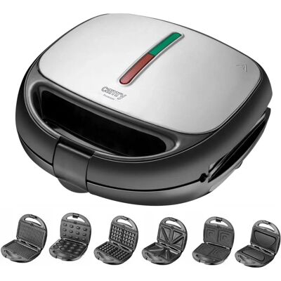 Adler CR 3057 - Argent/Noir - Sandwich Maker - Publicité Adler CR 3057 - Argent/Noir - Sandwich Maker - Publicité
