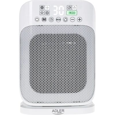 Adler Keramik-Heizung mit Fernbedienung - 1500W, Weiß - Für Raum bis 15m² Adler Keramik-Heizung mit Fernbedienung - 1500W, Weiß - Für Raum bis 15m²